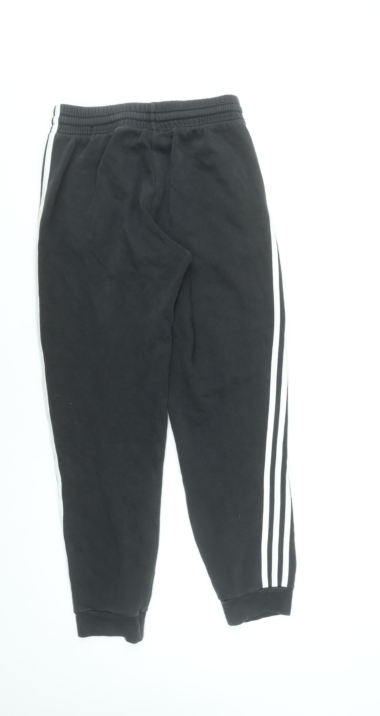 Mens UK Size S adidas Regular Fit Jogger Black Trousers