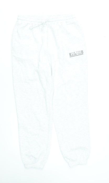 Womens UK Size M Dunnes Stores Regular Fit Sweatpants Grey Trousers