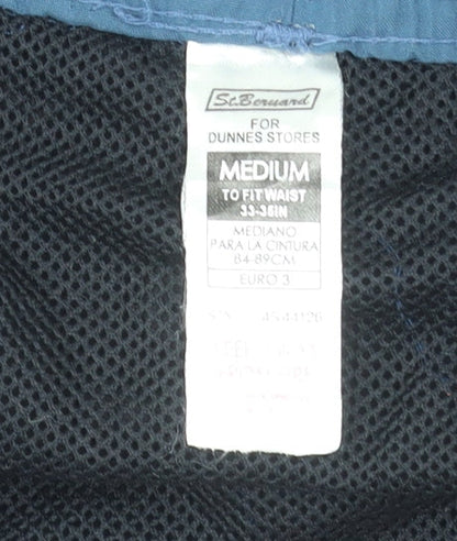 St. Bernard for Dunnes Stores Men's Black Medium Board Shorts Swimwear