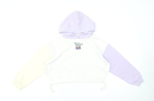 Girls UK Size 10-11 Years Star Wars Multicoloured Pullover Hoodie