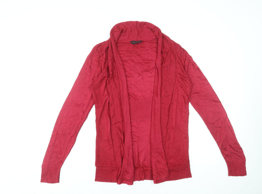 Womens UK Size 12 Miss Selfridge Red Cardigan Jumper