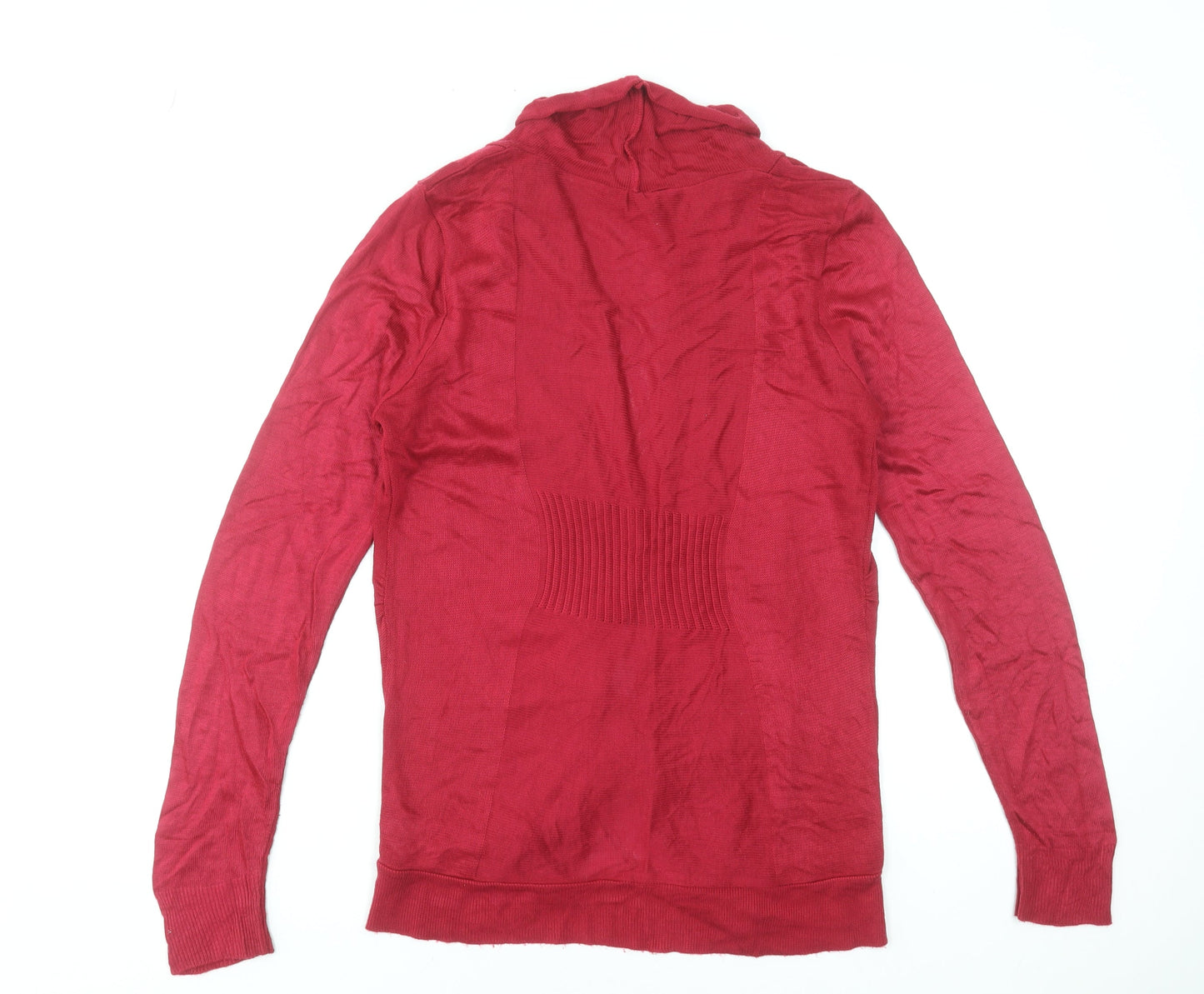Womens UK Size 12 Miss Selfridge Red Cardigan Jumper