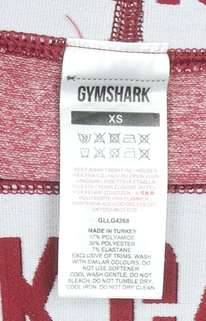 Gymshark Women Red XS Seamless High Waist Active Leggings