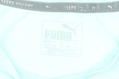 Puma Women's Blue XS Slim Fit Sports T-Shirt