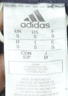 Adidas Men’s Blue Jogger Sweatpants S Elastic Waist Tapered Fit