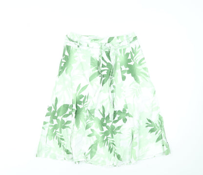Womens UK Size 6 Wallis A-Line Cotton Skirt