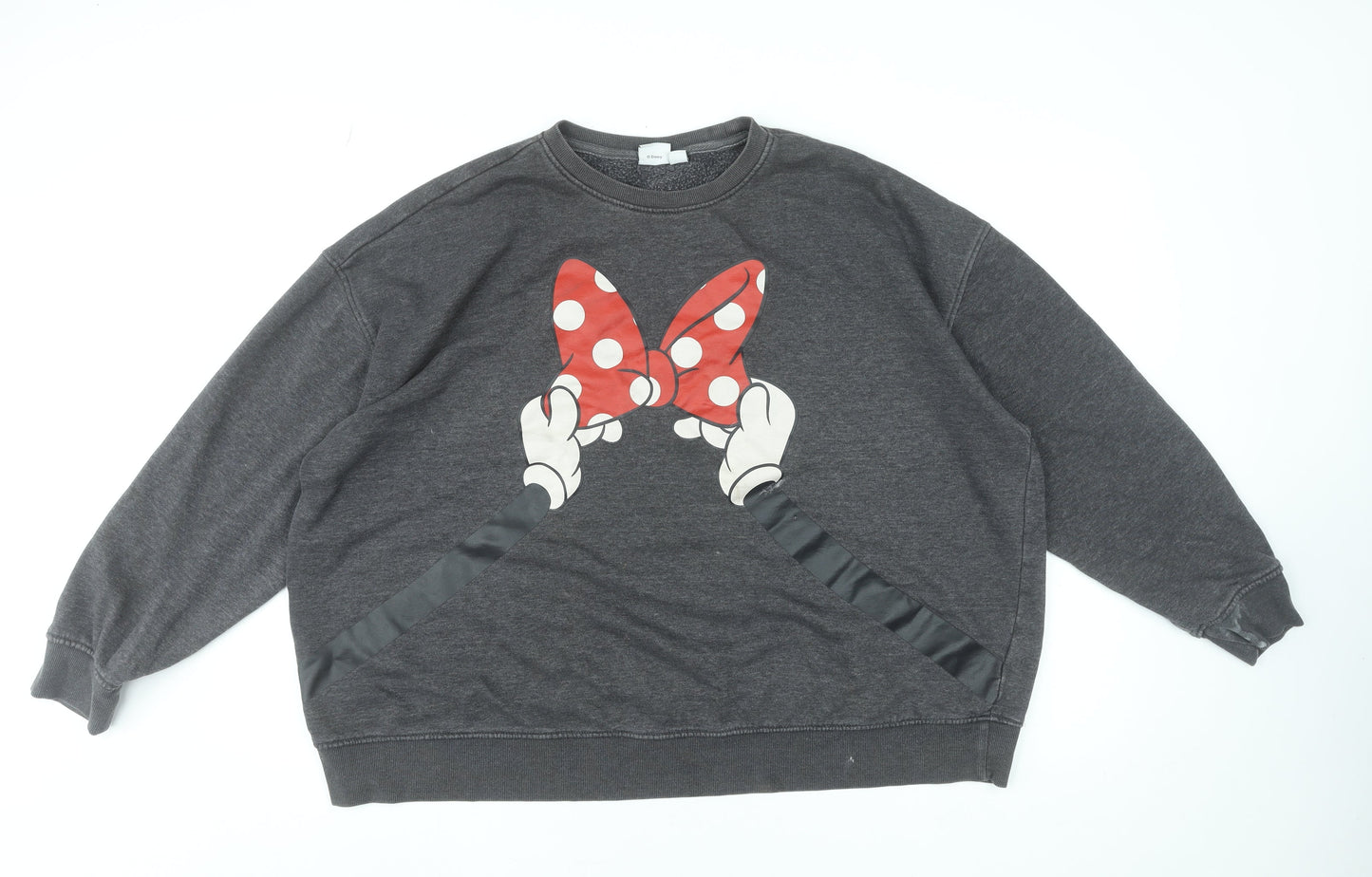 Womens UK Size 2XL Disney Grey Pullover Sweatshirt
