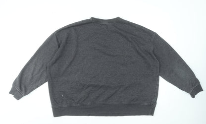 Womens UK Size 2XL Disney Grey Pullover Sweatshirt