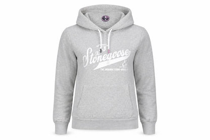 Womens UK Size 2 Stone Goose Grey Pullover Hoodie