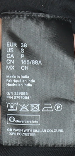 Womens UK Size 10 H&M Button Front A-Line Dress