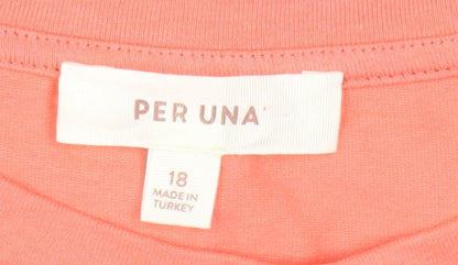 Womens UK Size 18 Marks and Spencer Pink Basic Tank