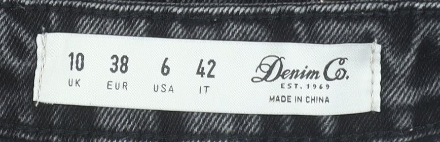 Womens UK Size 10 Denim Co. Regular Fit Cut-Off Shorts