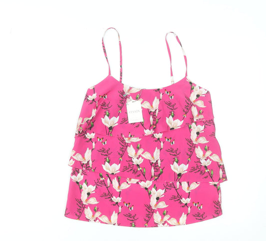Womens UK Size 8 Oasis Pink Camisole Tank