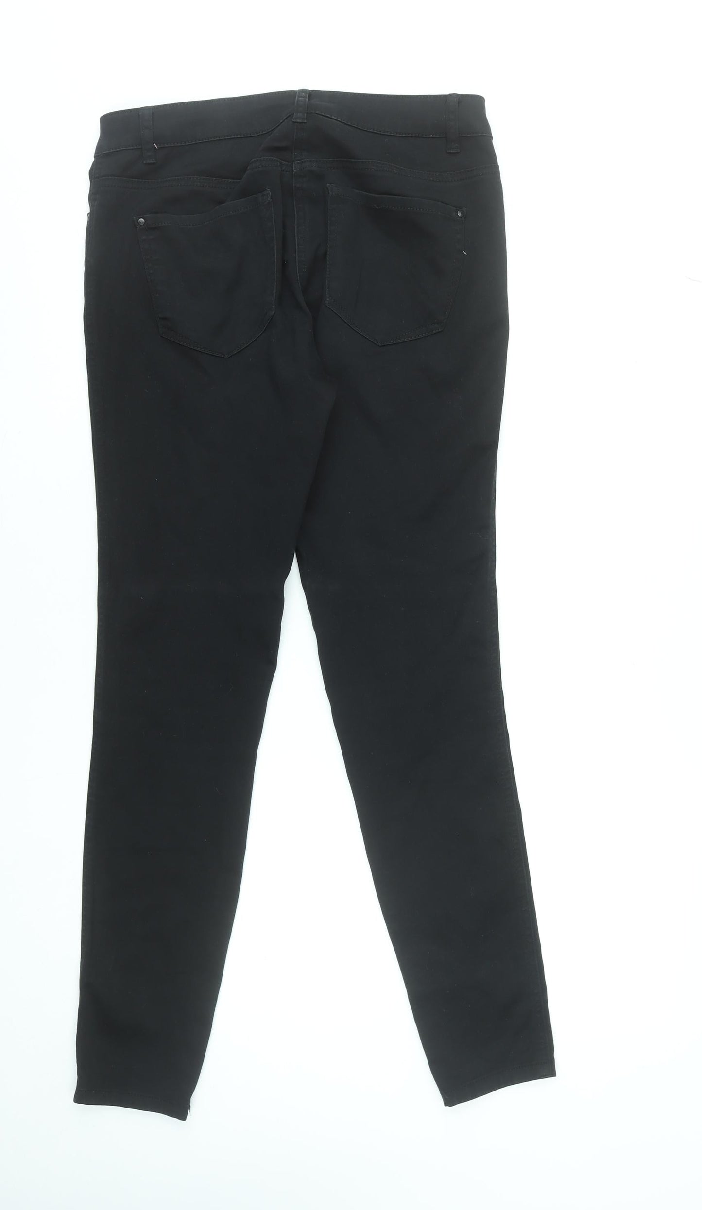 Tu Women’s Black Skinny Jeans Size 12 Regular Stretch Denim