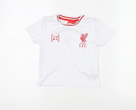 Primark Liverpool FC White Short Sleeve T-Shirt 18-24 Months