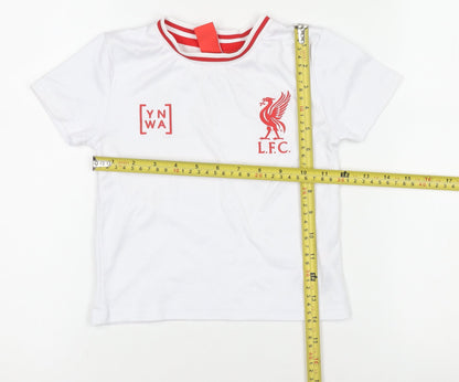 Primark Liverpool FC White Short Sleeve T-Shirt 18-24 Months