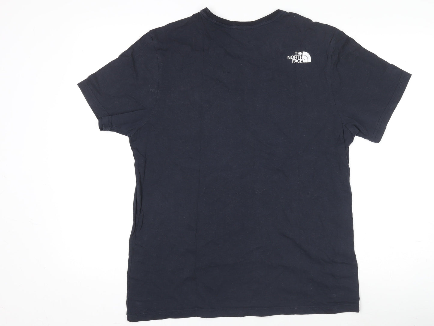 The North Face Mens Black Regular Fit Cotton Logo T-Shirt M