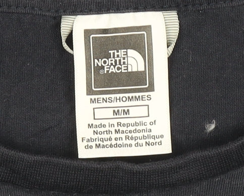 The North Face Mens Black Regular Fit Cotton Logo T-Shirt M