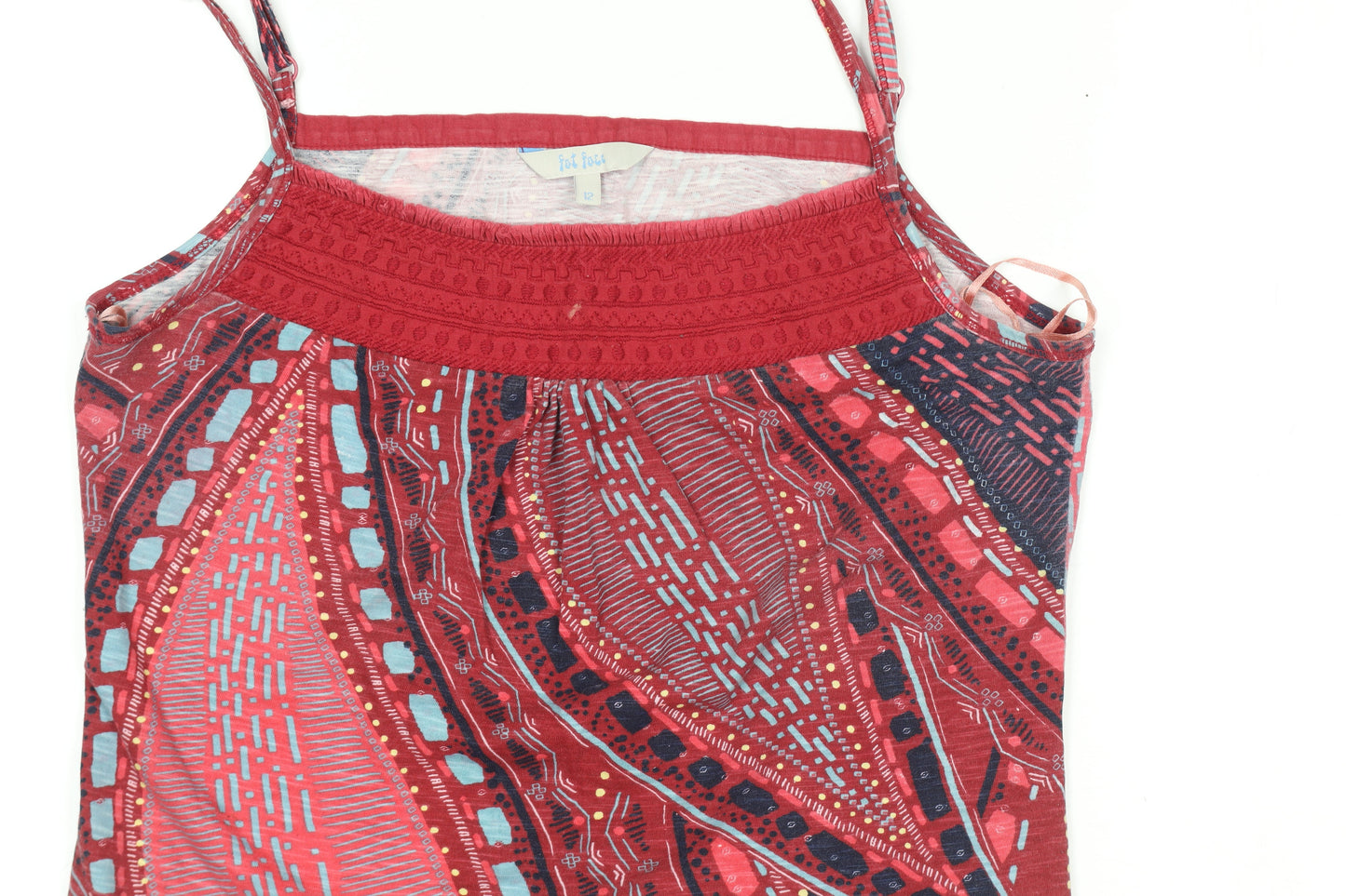 Womens UK Size 12 Fat Face Red Camisole Tank