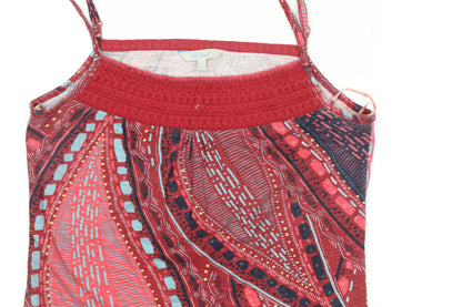 Womens UK Size 12 Fat Face Red Camisole Tank