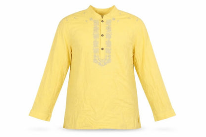 Girls UK Size 10 Years NEXT Yellow Tunic Blouse