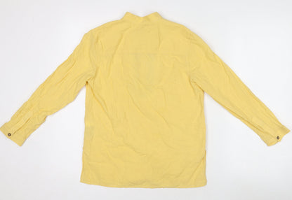 Girls UK Size 10 Years NEXT Yellow Tunic Blouse