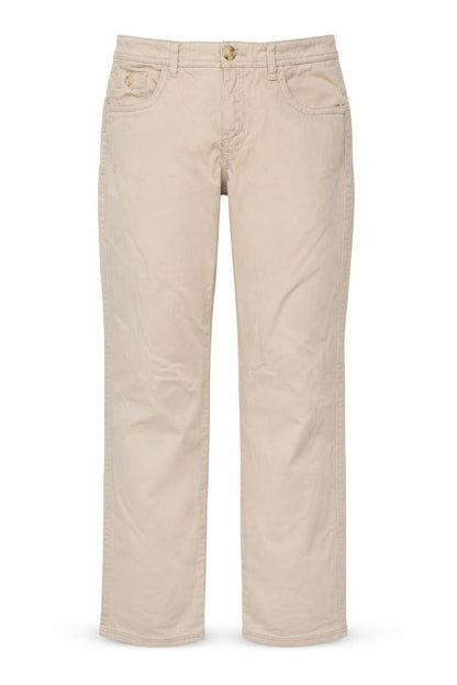 Front view of Justice Jeans Beige Straight Leg Juniors 16 Regular Teen girls’ cotton blend