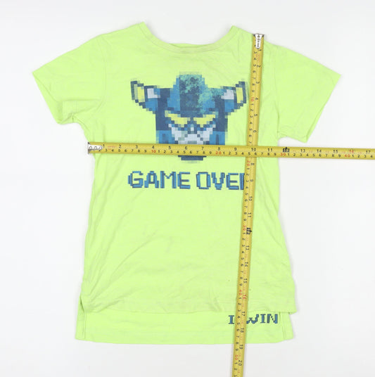 Boys UK Size 5 Years NEXT Green Basic T-Shirt