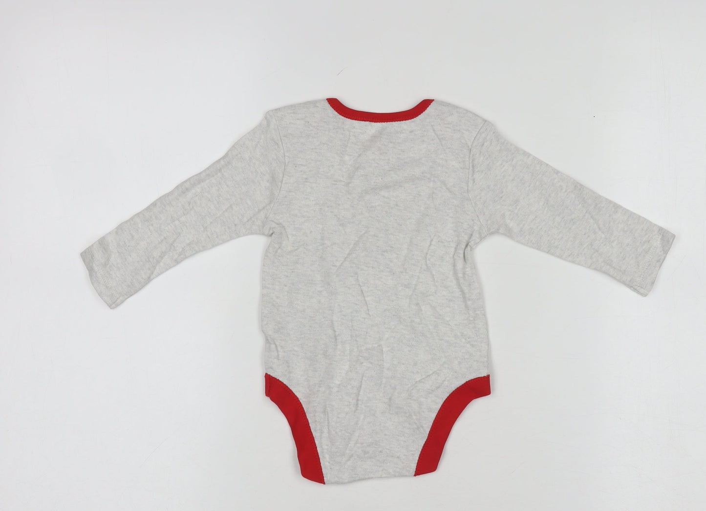 Disney Primark Grey Christmas Mickey & Minnie Baby Babygrow 6-9 Months