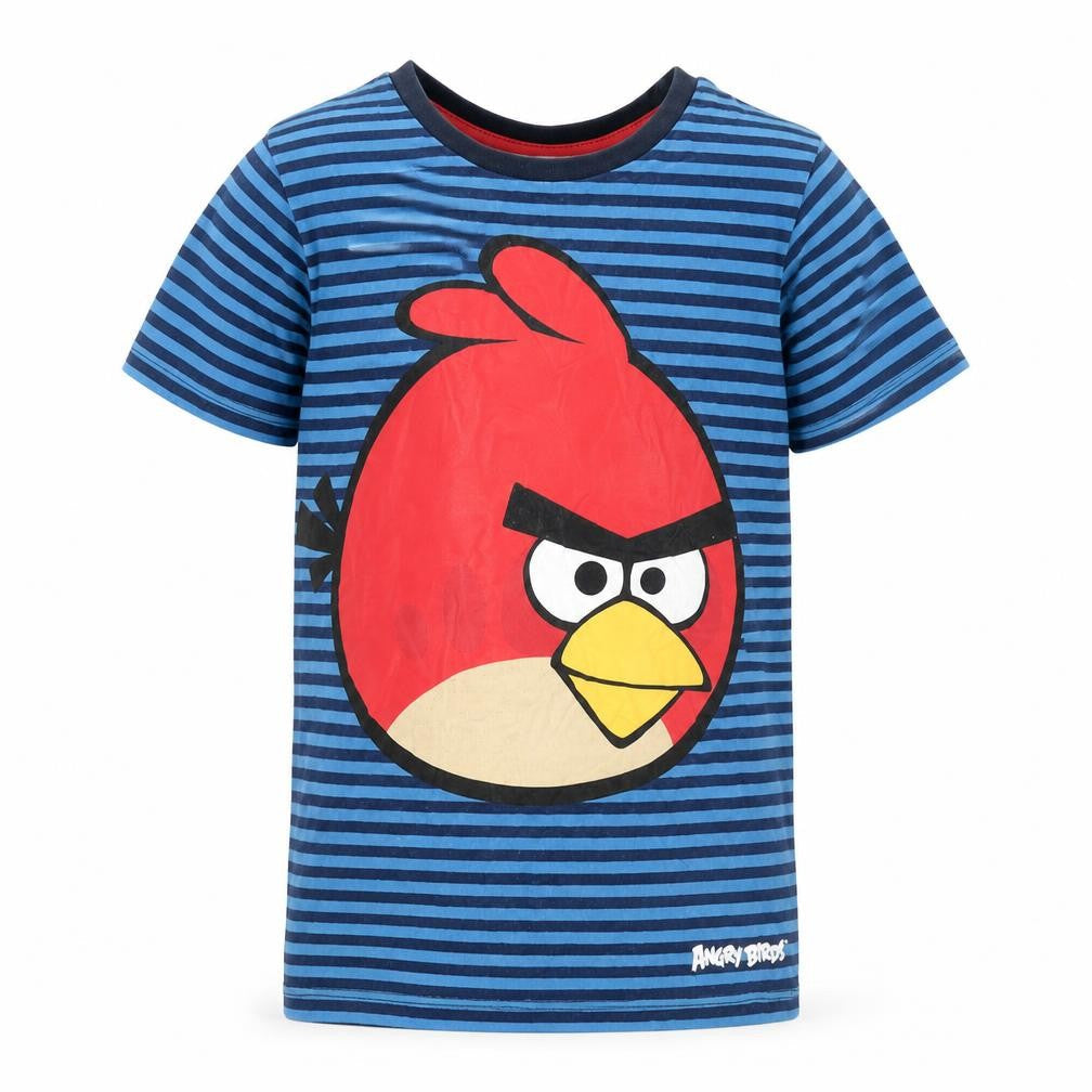 Boys UK Size 7-8 Years H&M Blue Basic T-Shirt