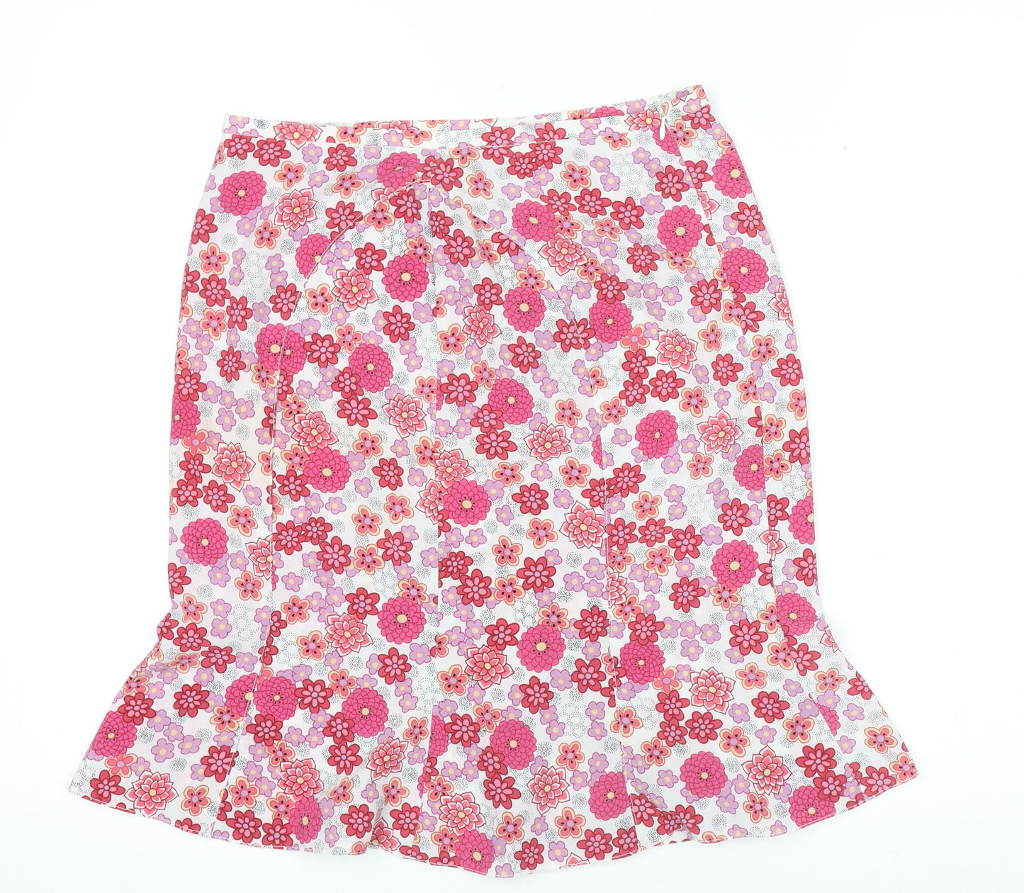 Womens UK Size 12 Chantal Rosner A-Line Chiffon Skirt