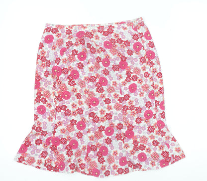 Womens UK Size 12 Chantal Rosner A-Line Chiffon Skirt