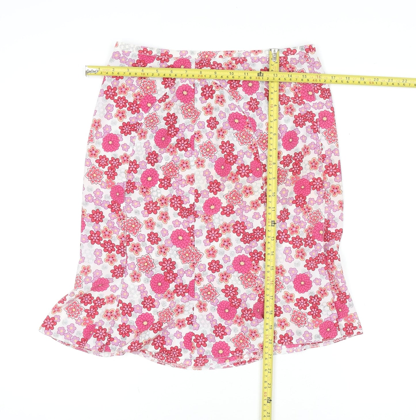 Womens UK Size 12 Chantal Rosner A-Line Chiffon Skirt