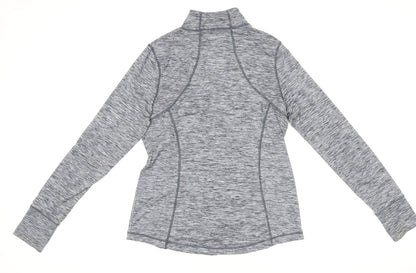 Marks and Spencer Women Grey Long Sleeve Full Zip Activewear Top Size 16