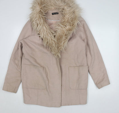 Womens UK Size 14 Select Beige Overcoat