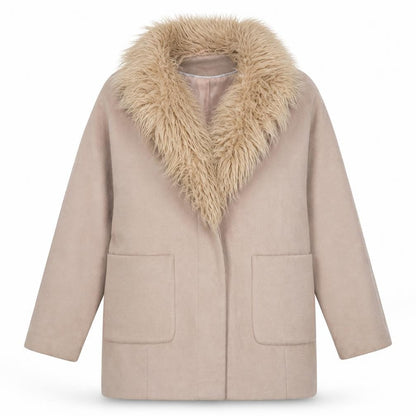 Womens UK Size 14 Select Beige Overcoat