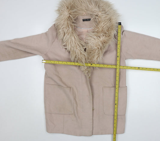 Womens UK Size 14 Select Beige Overcoat
