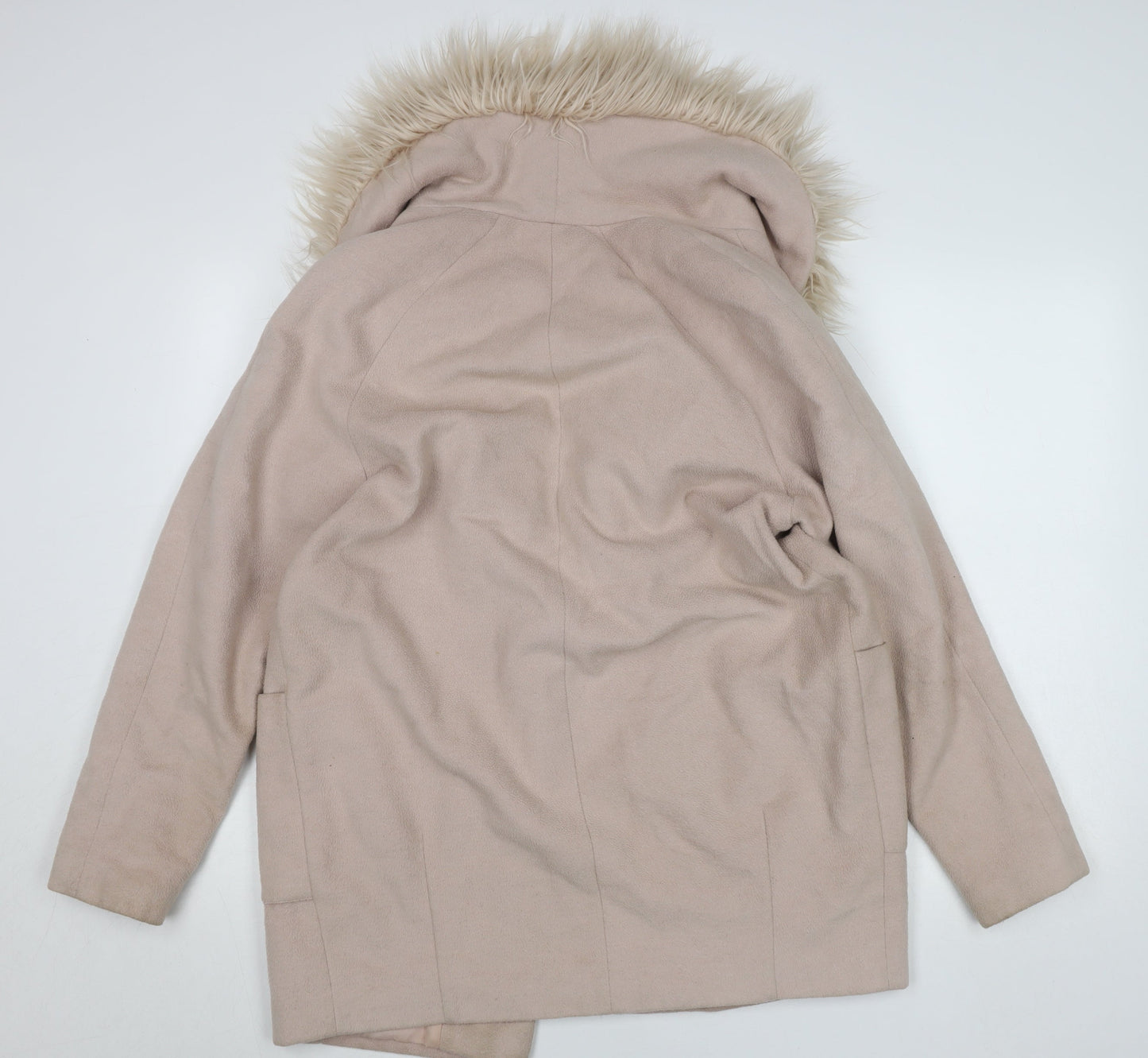 Womens UK Size 14 Select Beige Overcoat