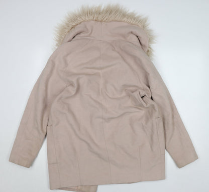 Womens UK Size 14 Select Beige Overcoat