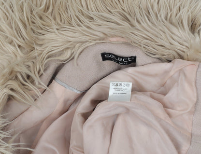 Womens UK Size 14 Select Beige Overcoat