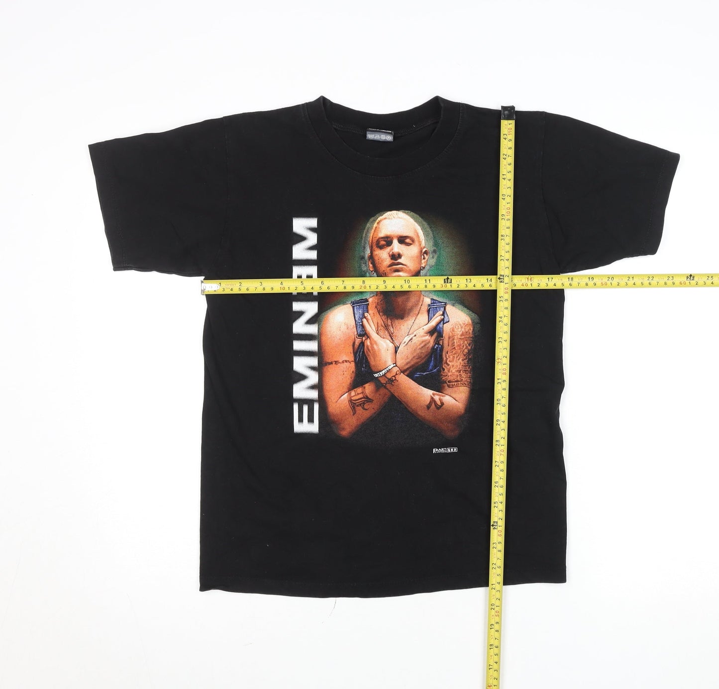X-Ray Mens Black Eminem Graphic Band T-Shirt Cotton Size M