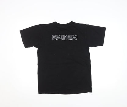 X-Ray Mens Black Eminem Graphic Band T-Shirt Cotton Size M