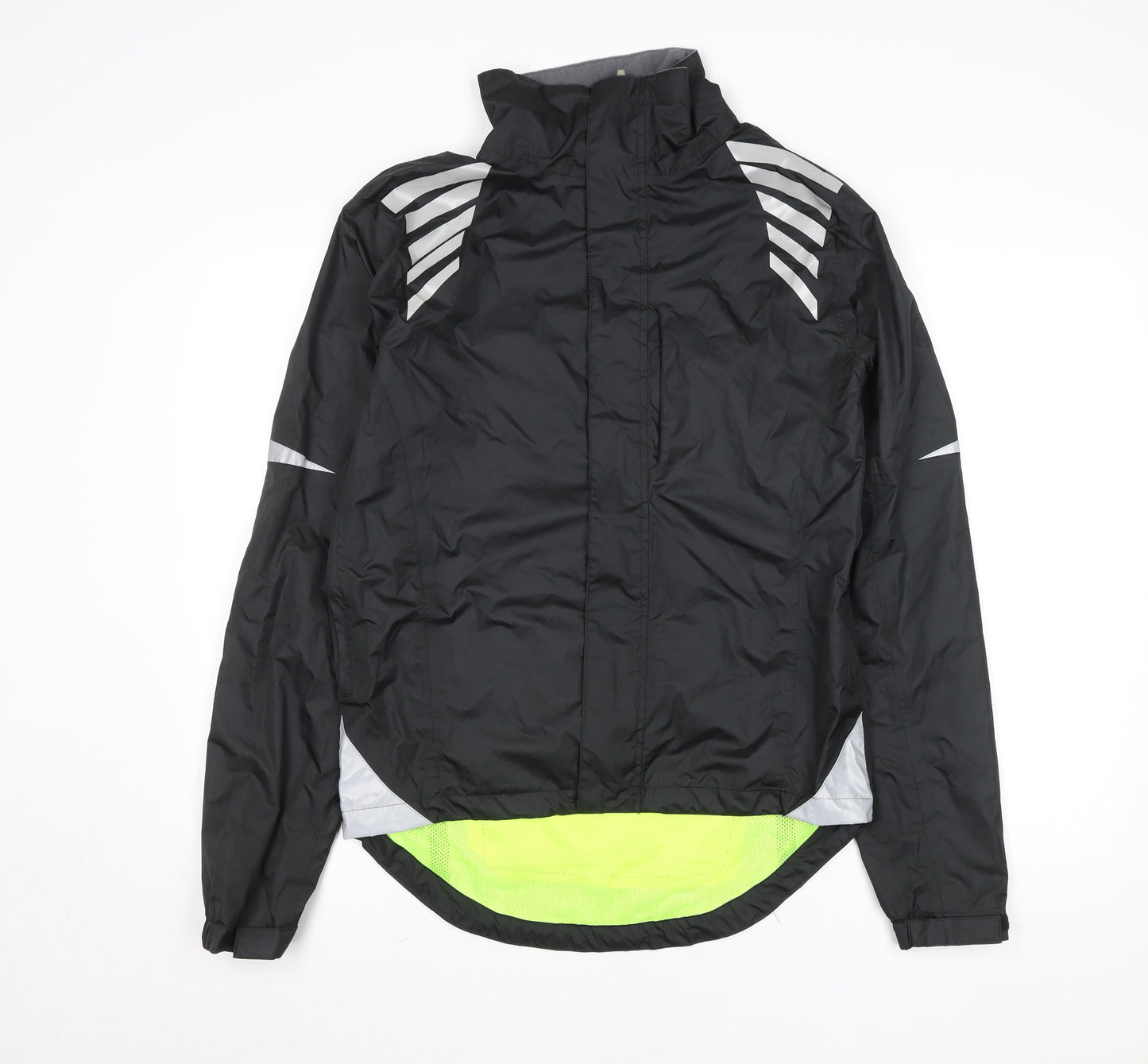 Crane Men's Black Small Cycling Windbreaker Jacket 34-36in