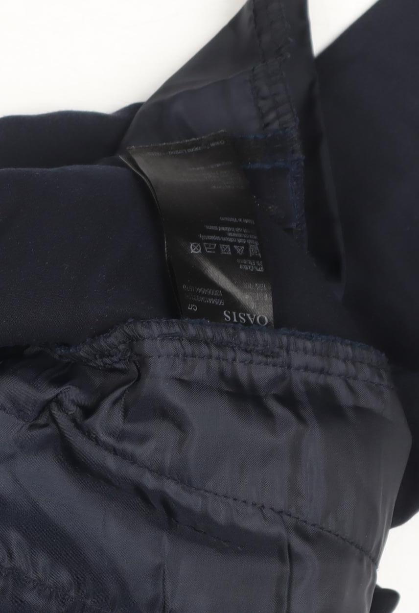 Womens UK Size 10 Oasis Slim Fit Chino Blue Trousers