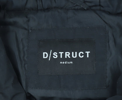 Mens UK Size M D/STRUCT Black Puffer Jacket