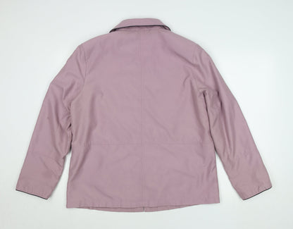 Womens UK Size 16 First Avenue Pink Basic Jacket