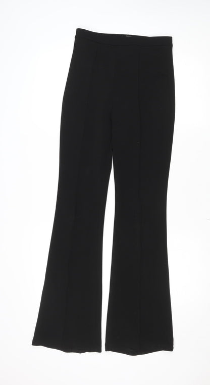 Womens UK Size S IVYI Slim Fit Dress Pants Black Trousers