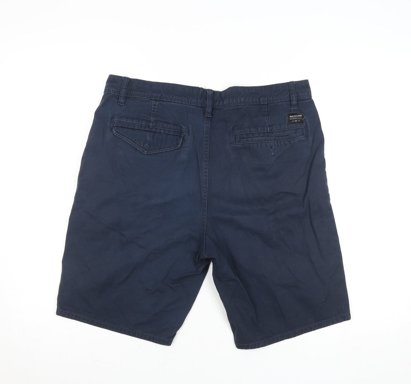 Quiksilver Men's Blue Chino Shorts Size 33 Straight Fit
