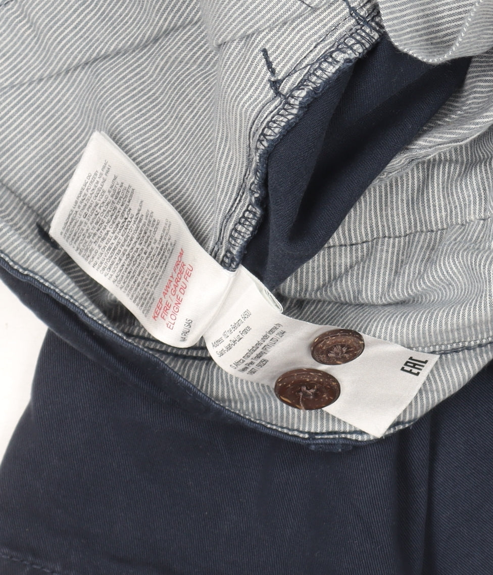 Quiksilver Men's Blue Chino Shorts Size 33 Straight Fit