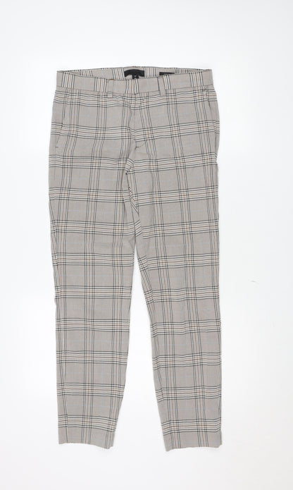 Womens UK Size 29 H&M Slim Fit Chino Brown Trousers